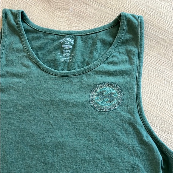 Green Billabong Tank Top Size XL - Picture 2 of 7